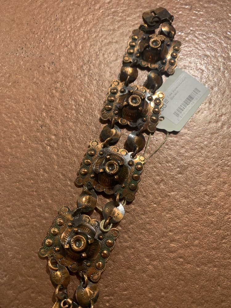 Four Squares Copper Bracelet