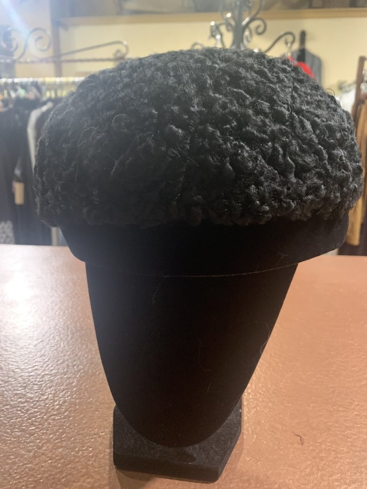 Black Persian Lamb Hat