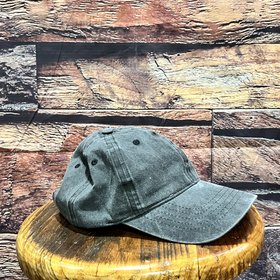 Black Denim Baseball Cap, O/S