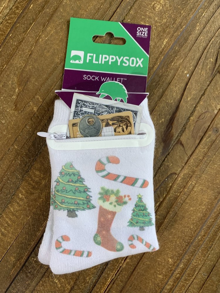 Christmas Wallet Socks, OS