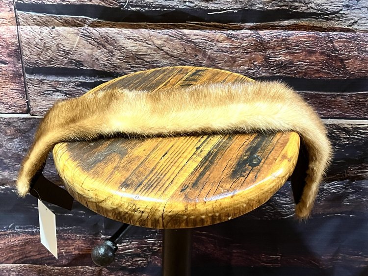 Autumn Harvest Mink Headband 23"