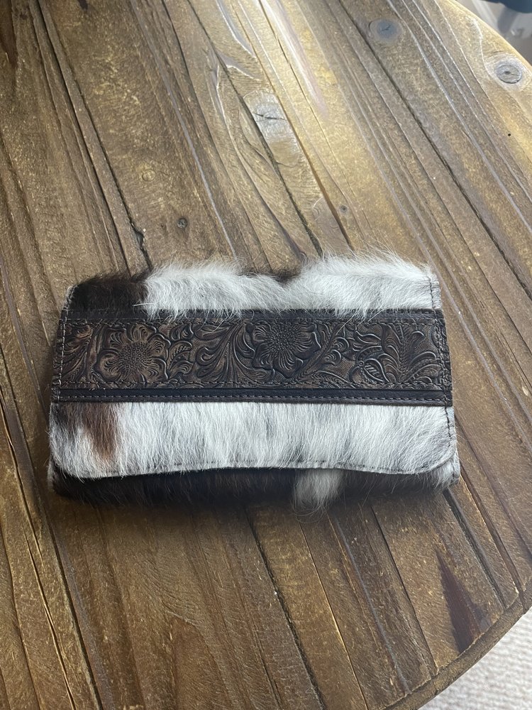 Genuine Cowhide and Leather Wallet
