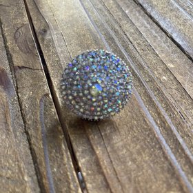 Wona Trading Silver Aurora Borealis  Bling Stretch Ring