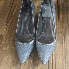 Adrianna Papell Adrianna Papell Lois Silver Bronze Heels, Size 7