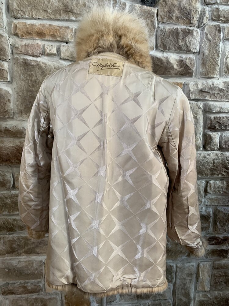 Nigbor Furs Lynx Sections Jacket, Size S
