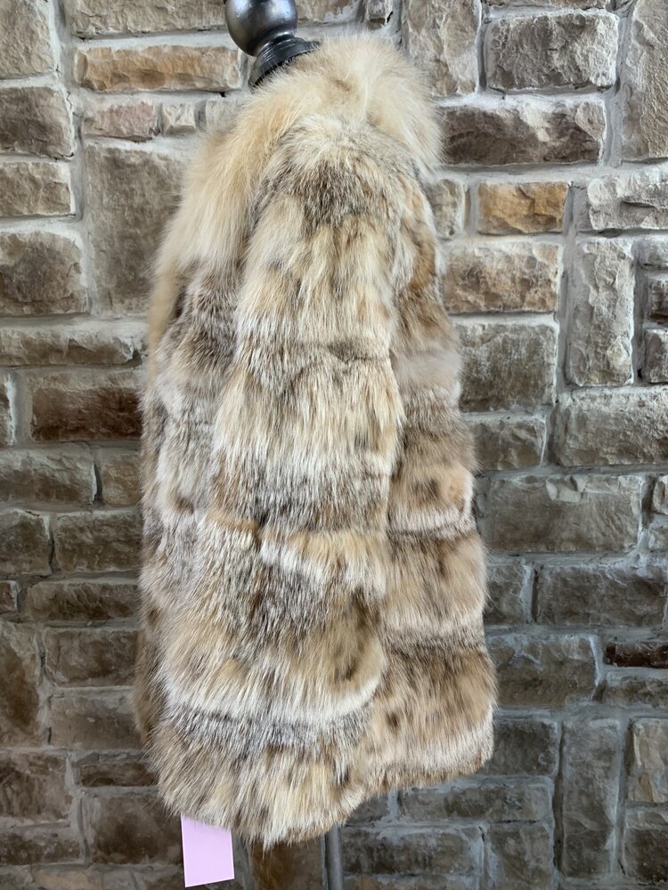 Nigbor Furs Lynx Sections Jacket, Size S