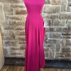 Magenta Halter Neck with Cutout Back, Size XL