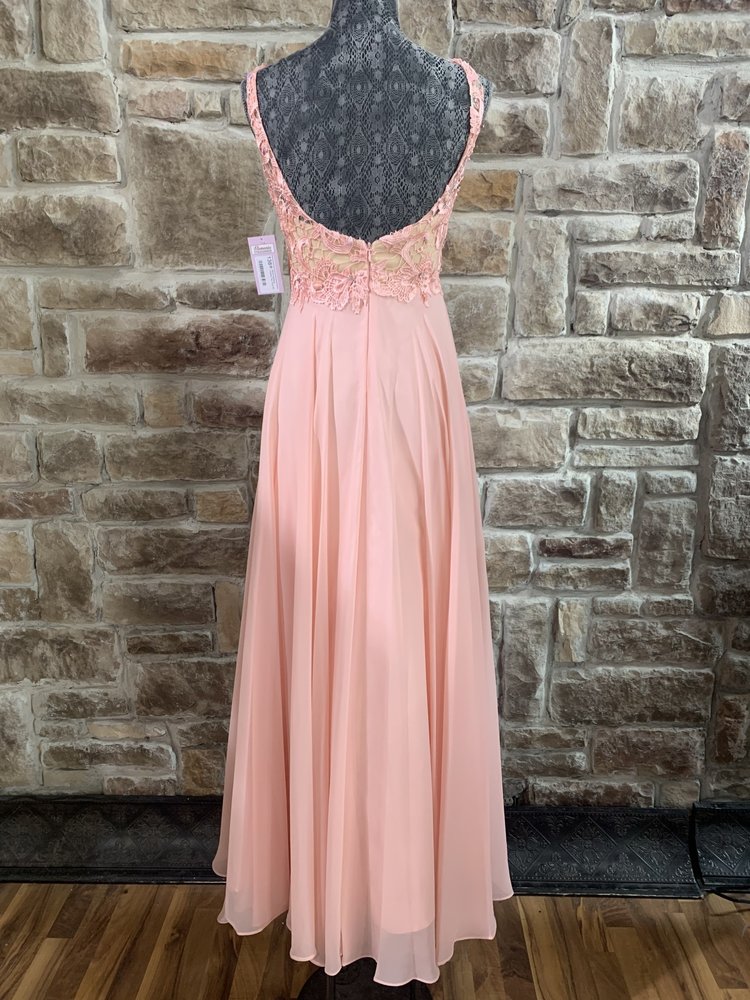 Nox Anabel Blush Applique Overlay Top, Size XS