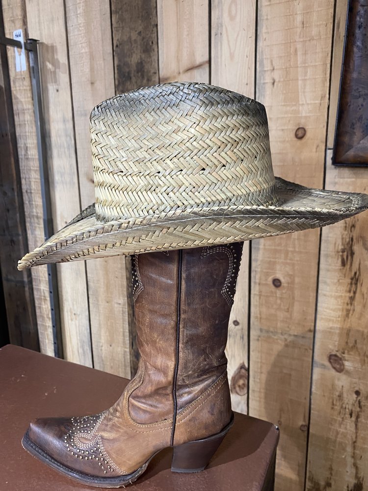 Straw Cowboy Hat, Size OS