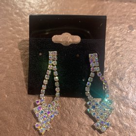 Christina Collection Gold Rhinestone Ava Earrings