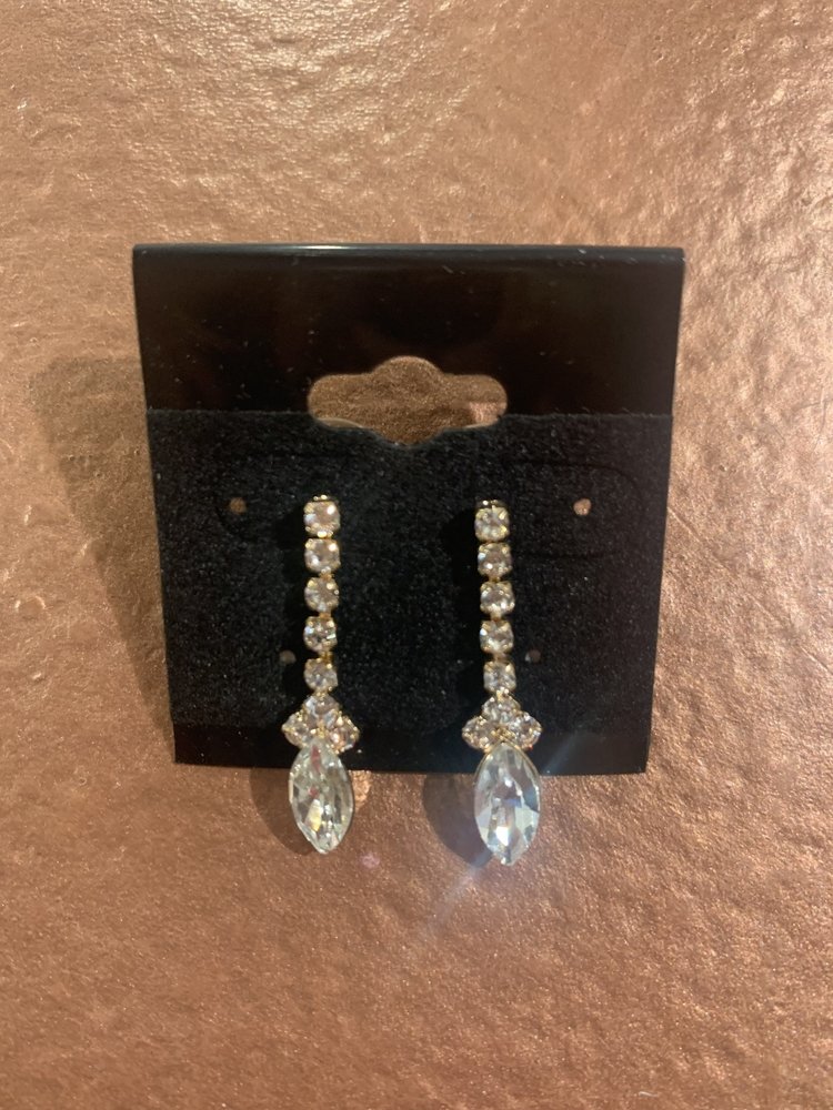 Vivace Gold Rhinestone Zoey Earrings