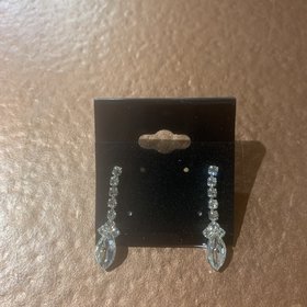 Vivace Silver Rhinestone Zoey Earrings