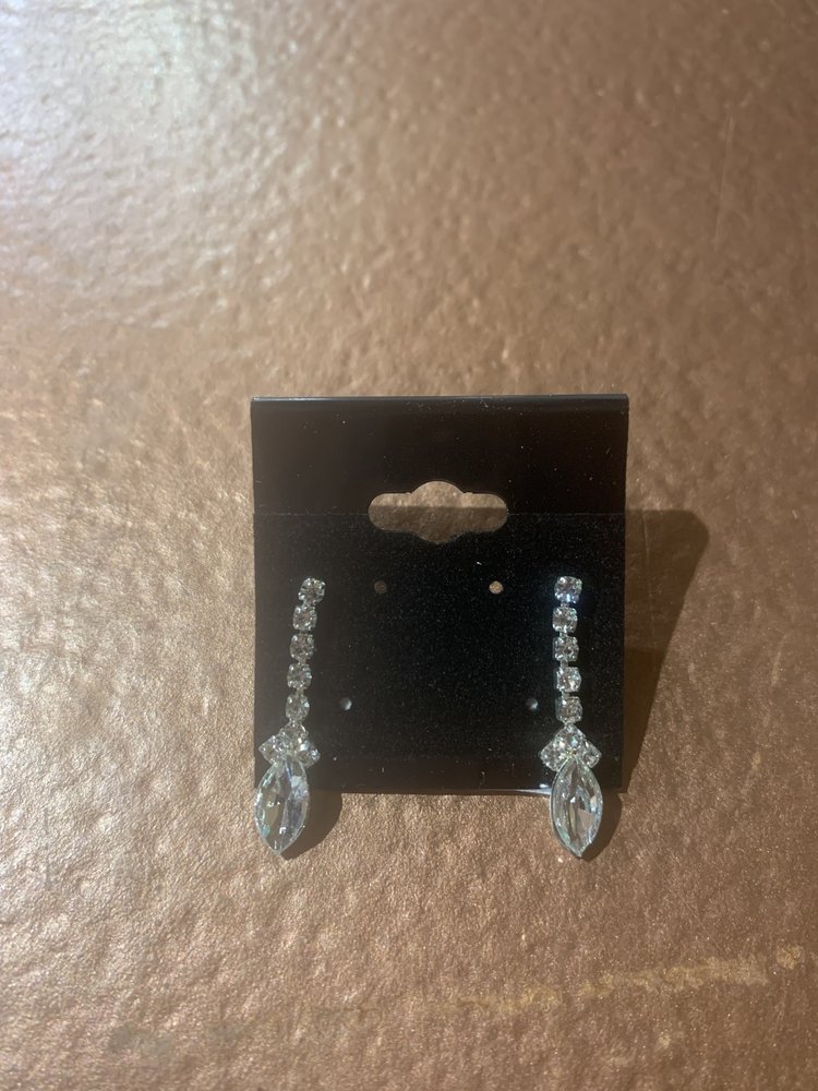 Vivace Silver Rhinestone Zoey Earrings