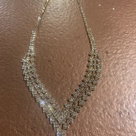 Encour Culture Gold Rhinestone Ava Necklace