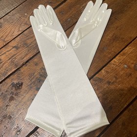 Ivory Opera Gloves, O/S