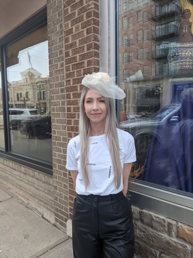 Fashion Fantasia Ivory Mesh Fascinator with Hair Clip and Headband, O/S