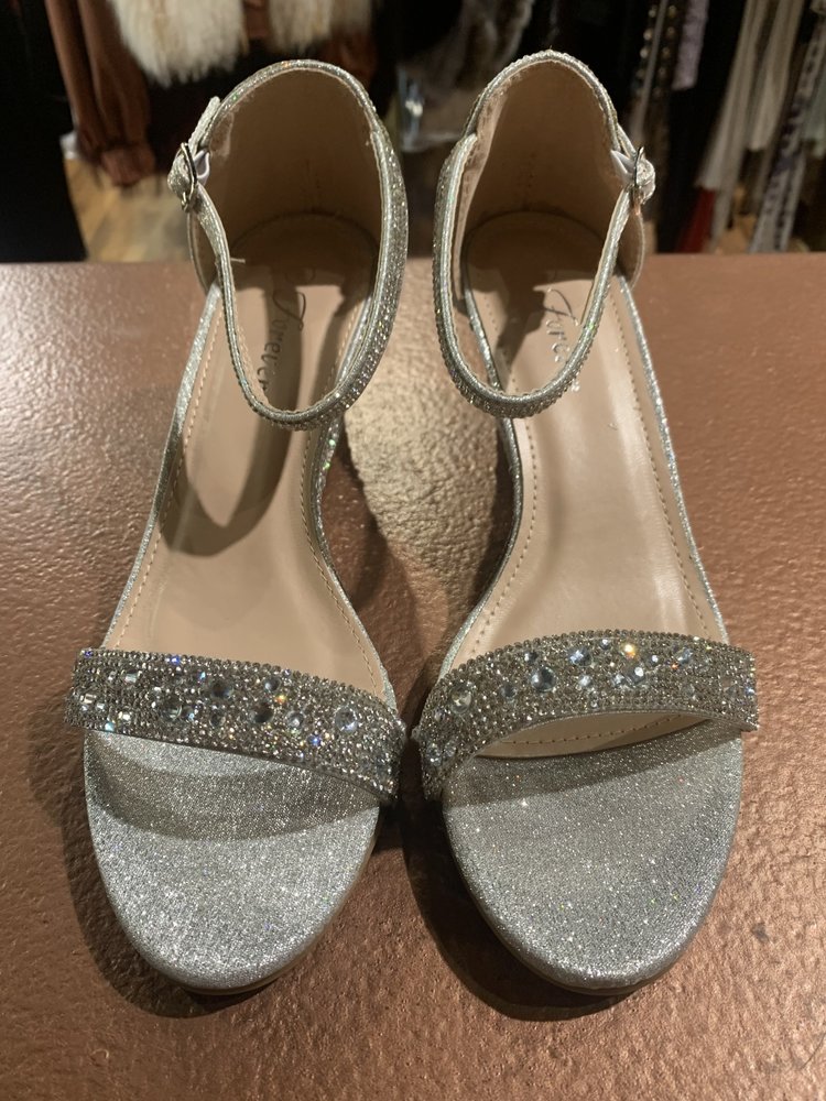 Silver Blaze Sparkle Heel