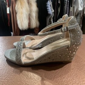 Silver Blaze Sparkle Heel