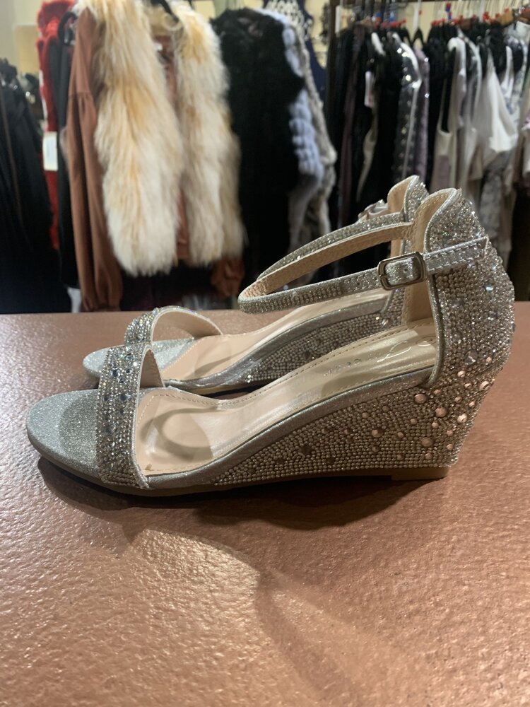 Silver Blaze Sparkle Heel