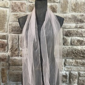 Blush Mesh Scarf