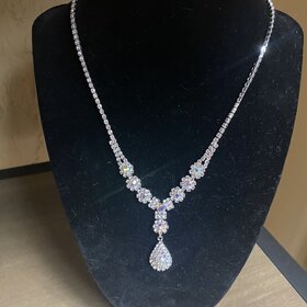 Silver AB Gabriella Necklace