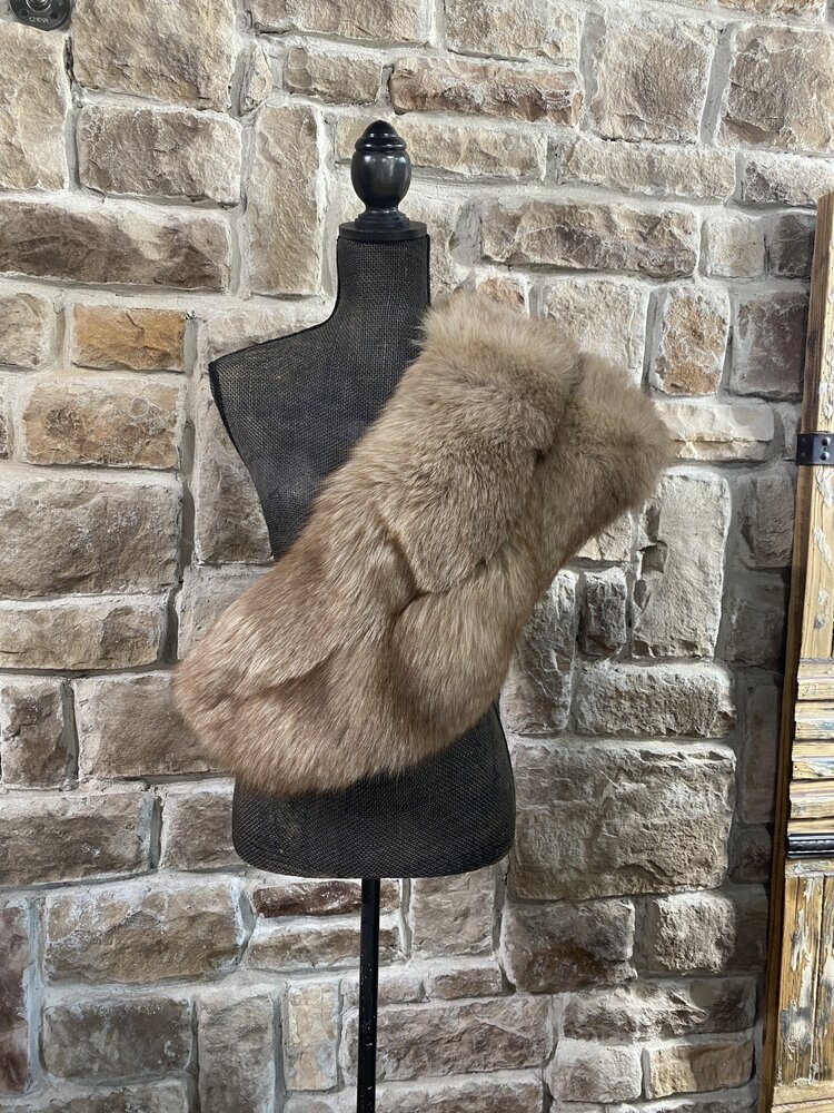 Amber Fox Stole, 38 inches