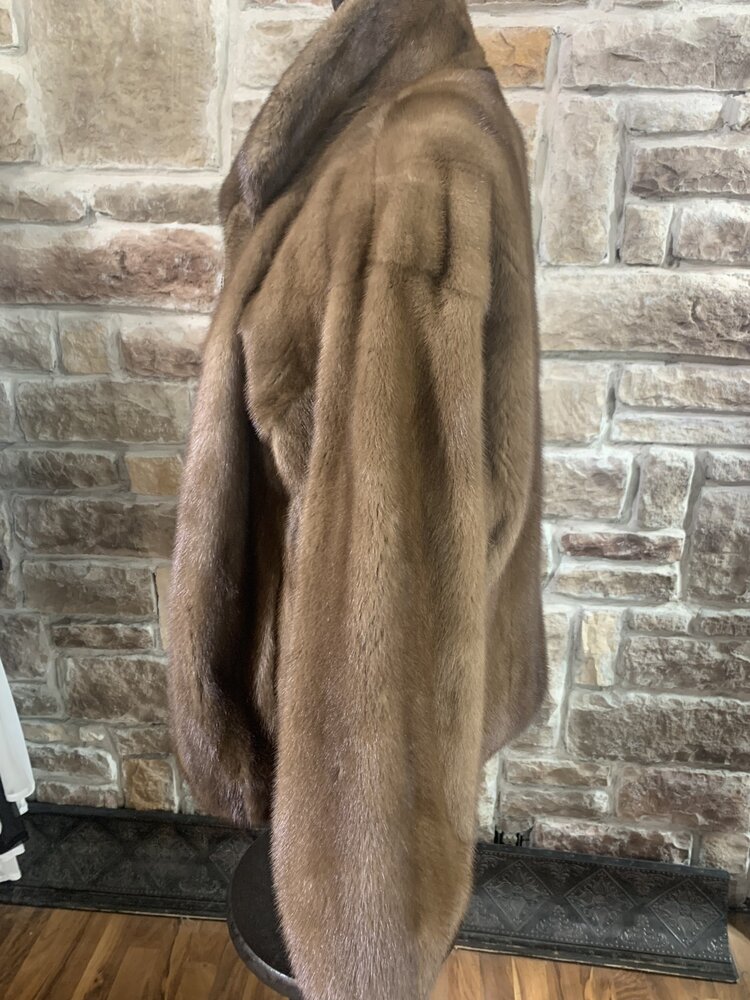 Ranch Mink Jacket, Size XL