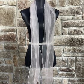 Dusty Pink Mesh Scarf