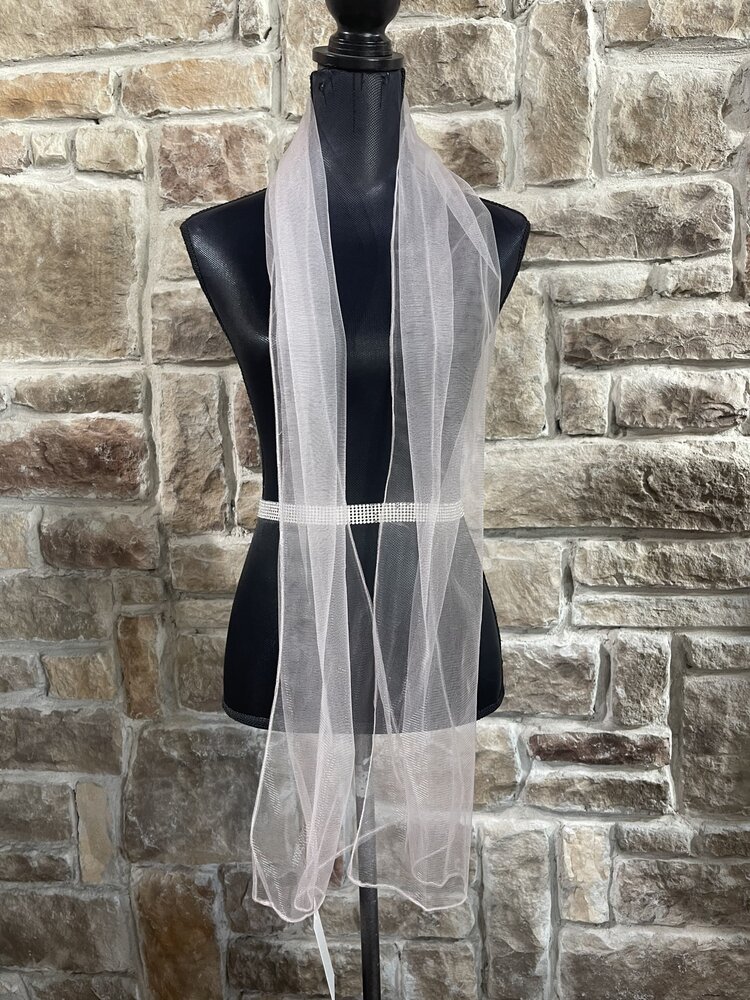 Dusty Pink Mesh Scarf