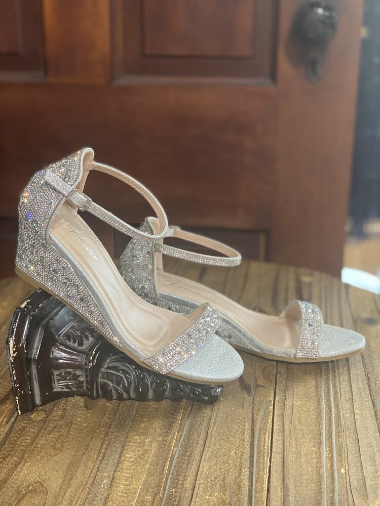 Silver Blaze Sparkle Heel