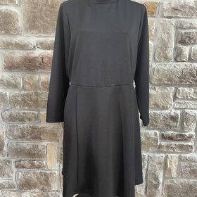 Torrid Black 3 Quarter Sleeve Turtleneck Dress, Size 2X