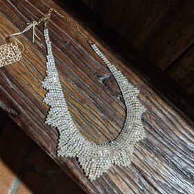 Gold Tania Bib Necklace