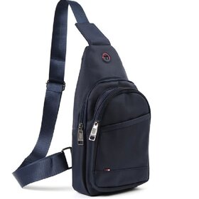 Westend Navy Sling Backpack with Navy Hardware