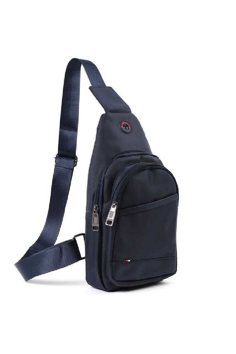 Westend Navy Sling Backpack with Navy Hardware