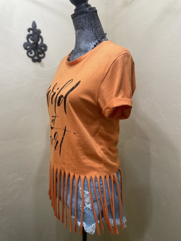 Wild at Heart T-Shirt in Burnt Orange