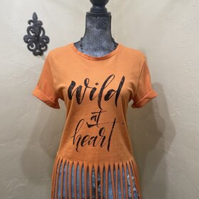 Wild at Heart T-Shirt in Burnt Orange