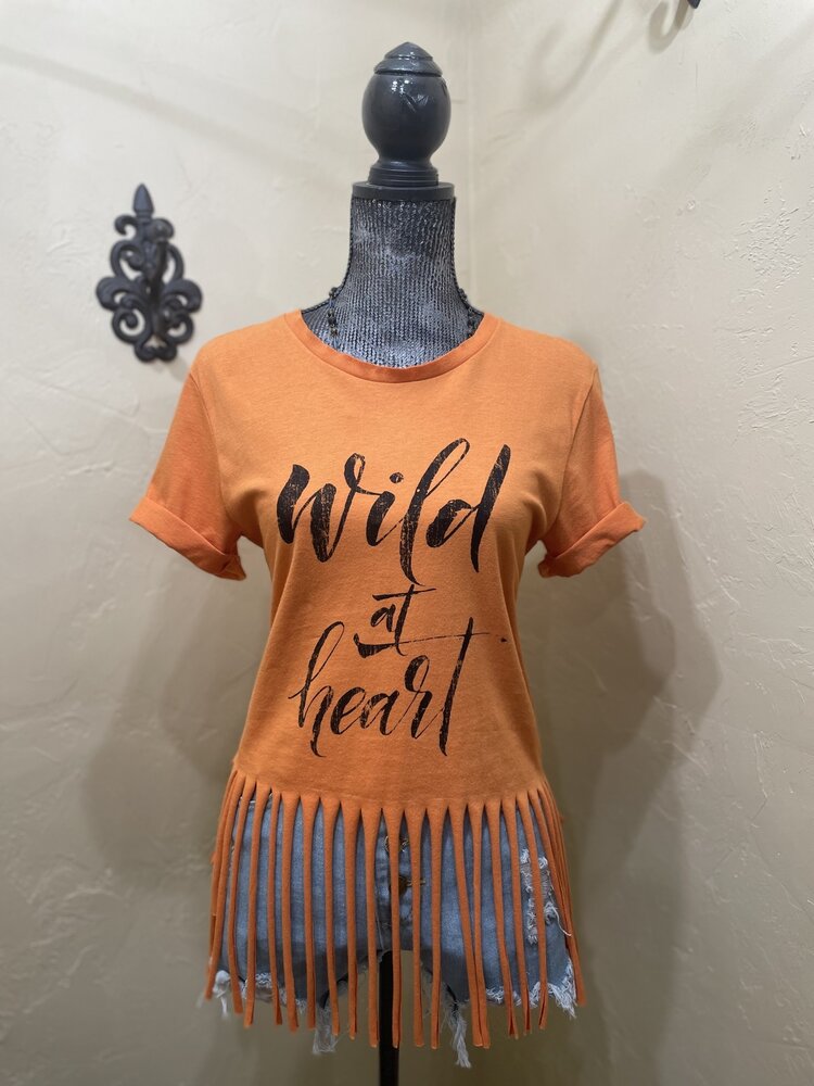 Wild at Heart T-Shirt in Burnt Orange