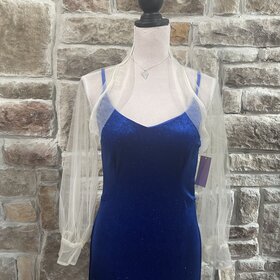 TS Coutour Cream  Mesh Bolero Long Sleeve, Size 6