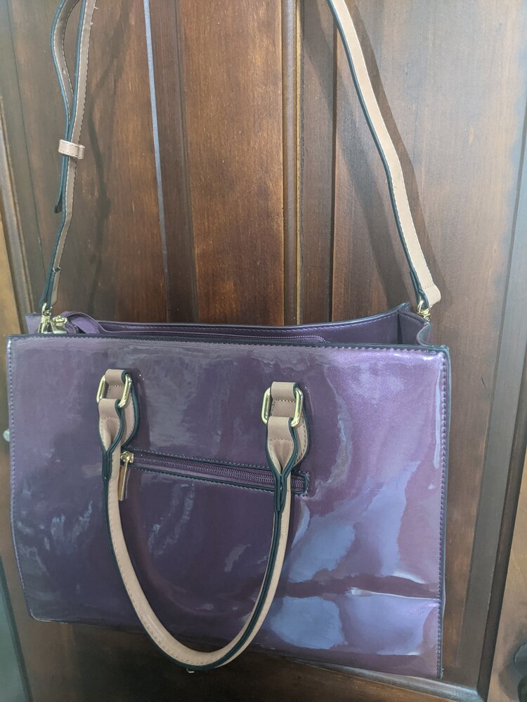 Purple Vegan 3 in 1 Purse