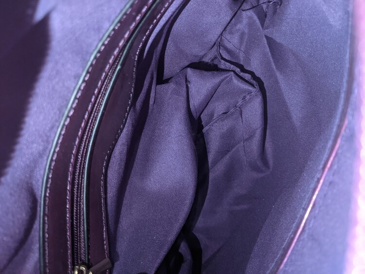 Purple Vegan 3 in 1 Purse