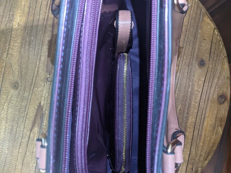 Purple Vegan 3 in 1 Purse