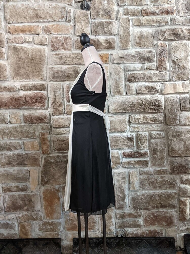 Ruby Rox Black And Cream  Dress, Size S