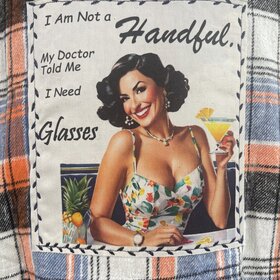 Orange and Blue Plaid Shacket - I Am Not A Handful