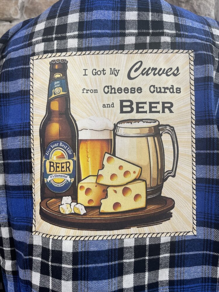 Blue Plaid Shacket - I Got My Curves