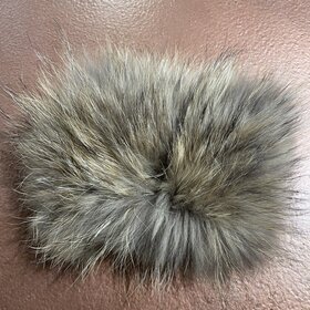 Finn Raccoon Knitted  Fur Headband, O/S
