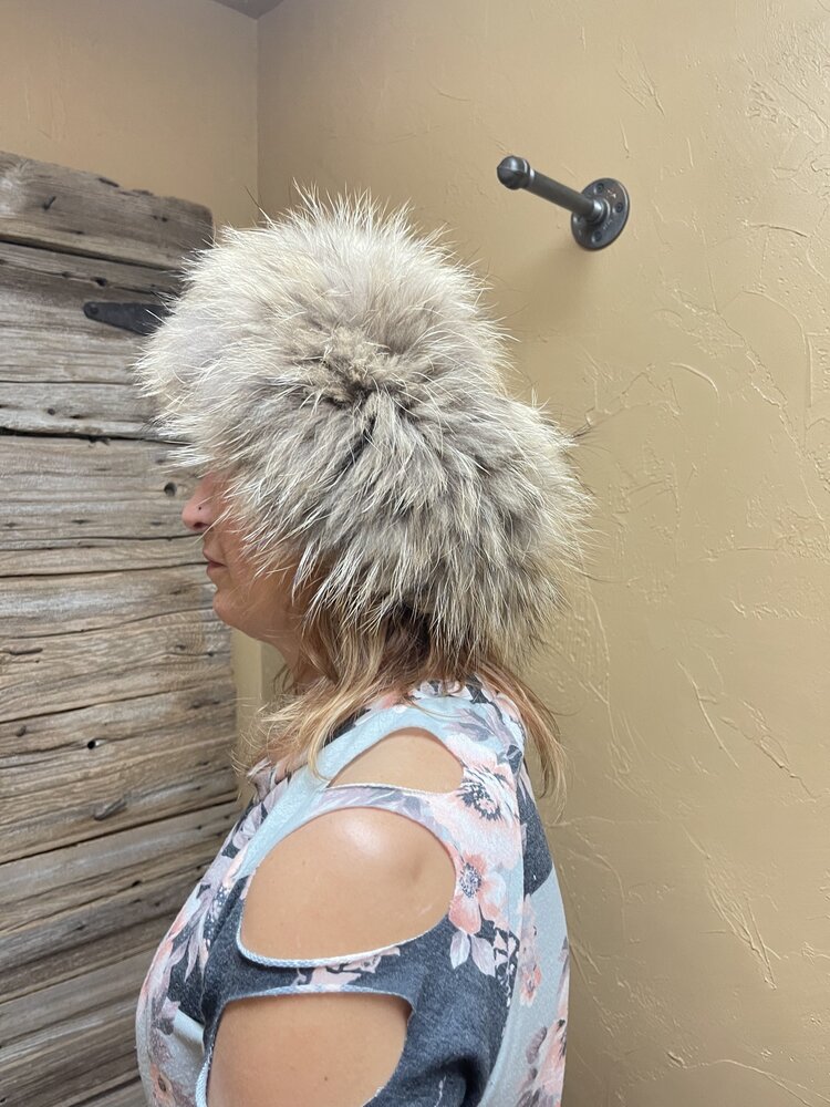 Finn Raccoon Knitted  Fur Headband, O/S