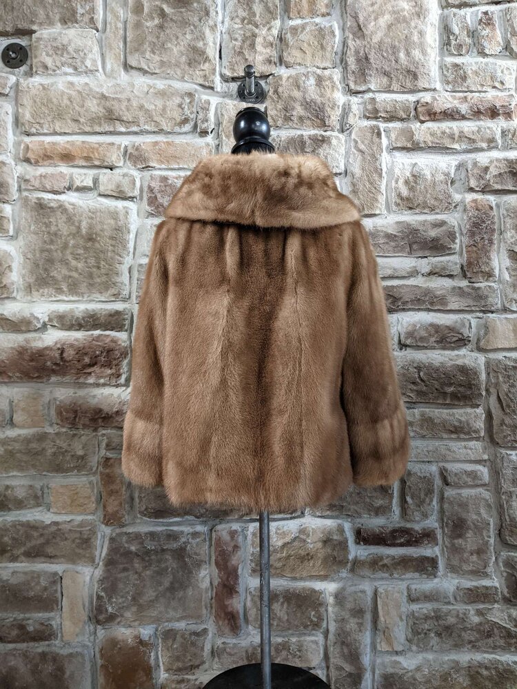 Autumn Haze Mink Jacket, Size M