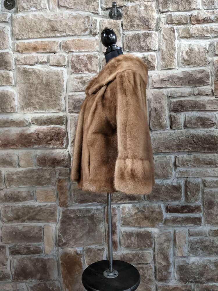 Autumn Haze Mink Jacket, Size M