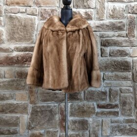 Autumn Haze Mink Jacket, Size M