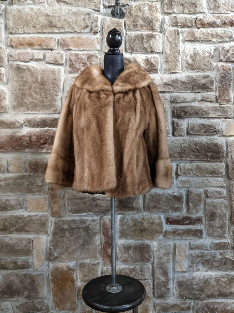 Autumn Haze Mink Jacket, Size M